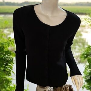 ❄️ 50% off winter Urchin silk cashmere long sleeve ribbed cardigan sweater M